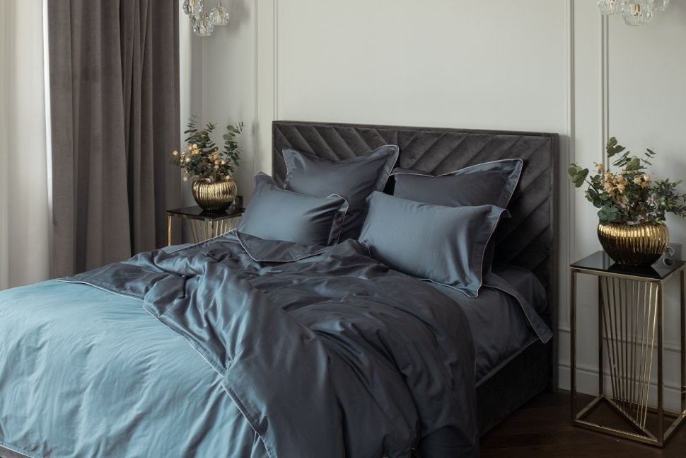 Простыня на рез сатин зелен 160*200*30 (TT-00008009)