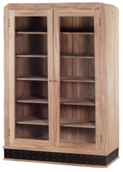 Шкаф KEN 7CBKEN152050210GS, массив тикового дерева, Indoor grey, ROOMERS FURNITURE