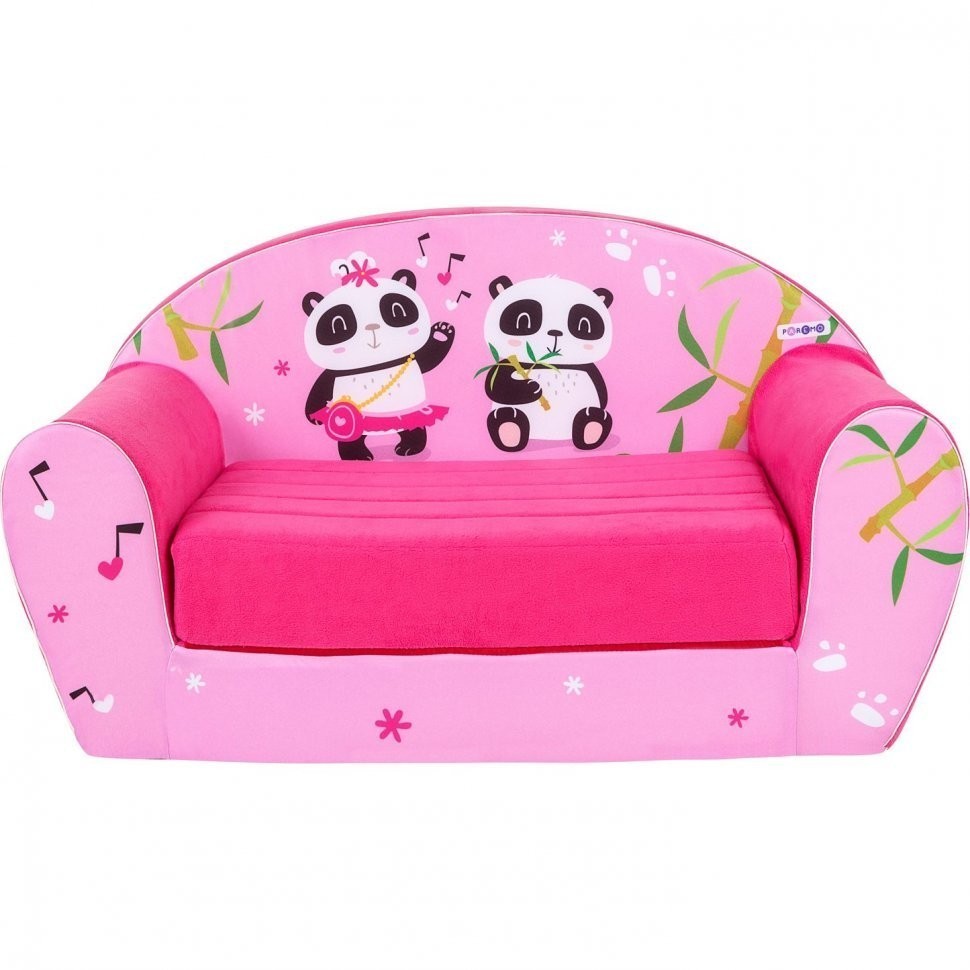 Раскладной бескаркасный (мягкий) детский диван серии "Мимими", Крошка Ло день рождения, Стиль 2 (PCR320-92)