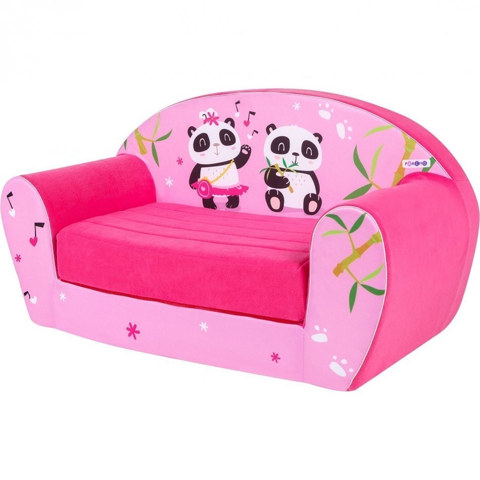 Раскладной бескаркасный (мягкий) детский диван серии "Мимими", Крошка Ло день рождения, Стиль 2 (PCR320-92)