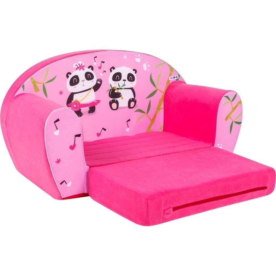 Раскладной бескаркасный (мягкий) детский диван серии "Мимими", Крошка Ло день рождения, Стиль 2 (PCR320-92)