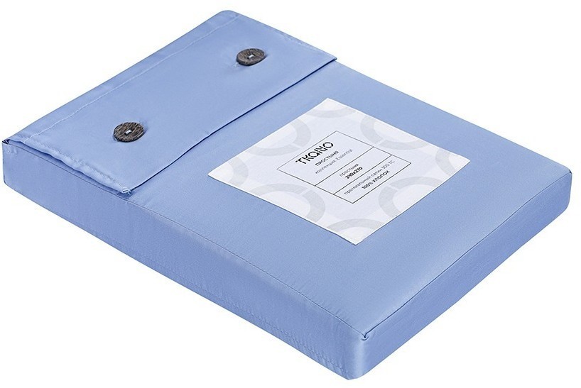 Простыня из премиального сатина сиреневого цвета из коллекции essential, 240х270 см (78478)