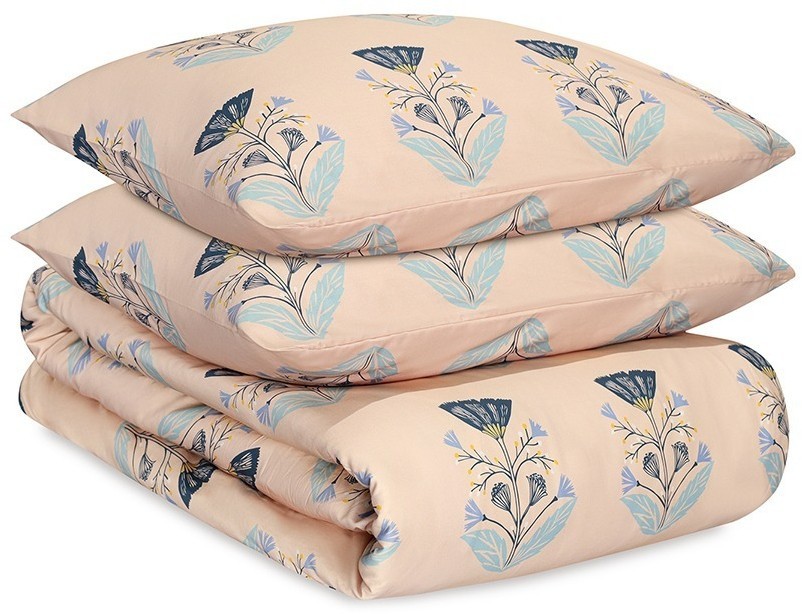 Комплект постельного белья "Летний цветок" из премиального сатина из коллекции russian north, 200х220 см (78449)