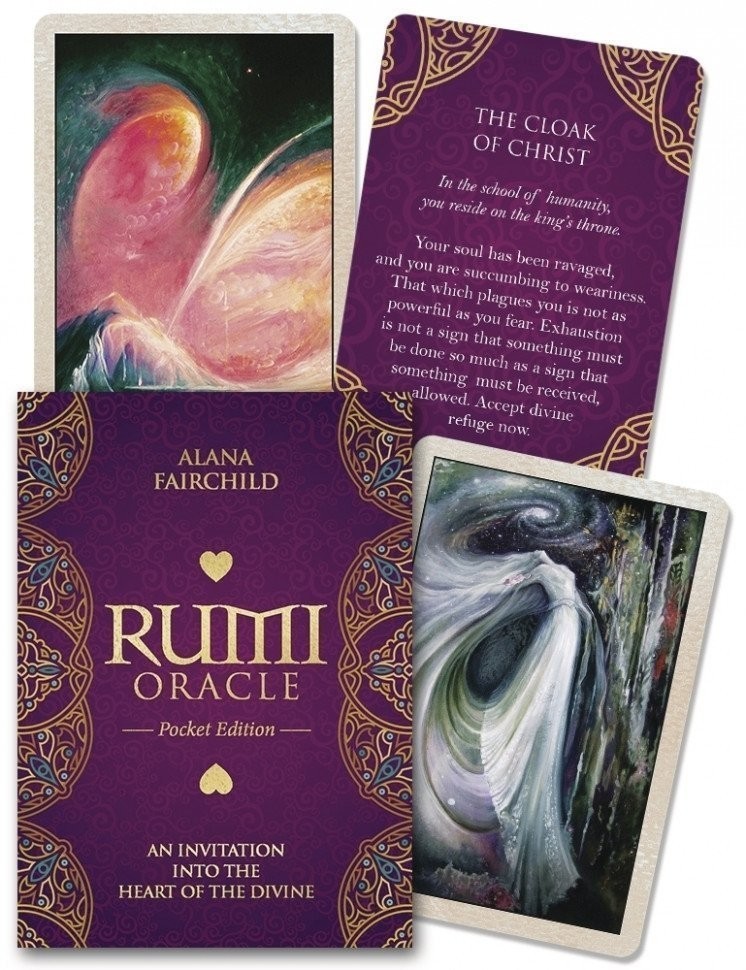 Карты Таро "Rumi Oracle - Pocket Edition" Blue Angel / Оракул Руми (карманный размер) (46445)