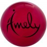 Мяч для художественной гимнастики 19 см, бордовый (2012617)