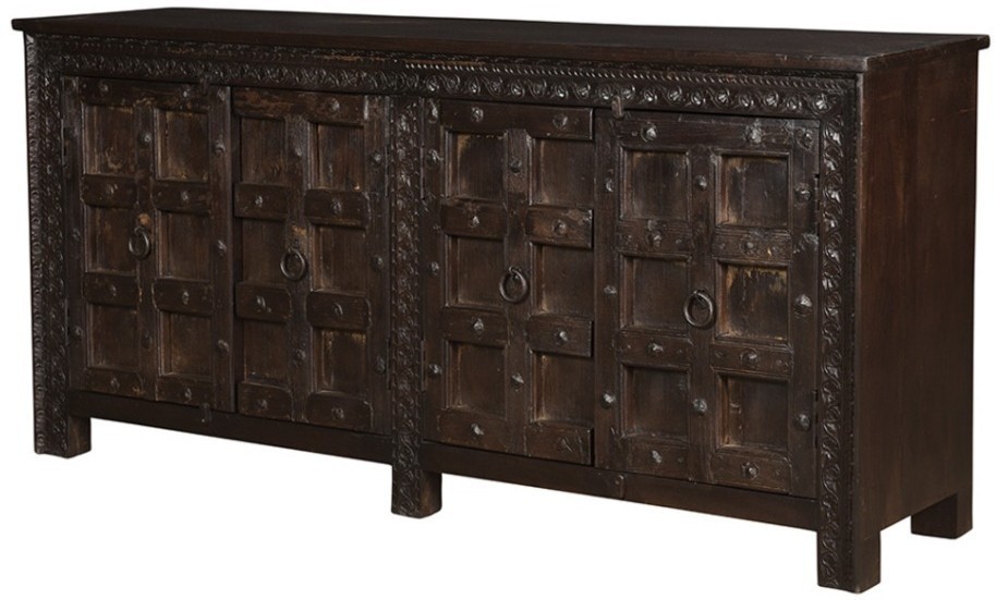 Буфет XIX век, Индия PR45370/4, Массив манго, natural, ROOMERS ANTIQUE