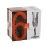 Набор бокалов для шампанского из 6 шт."опера" 130 мл. высота=20.5 см. RCR (305-069)