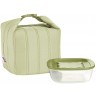 Набор из термосумки и контейнера handy bio, 1,4 л, зеленый (79093)
