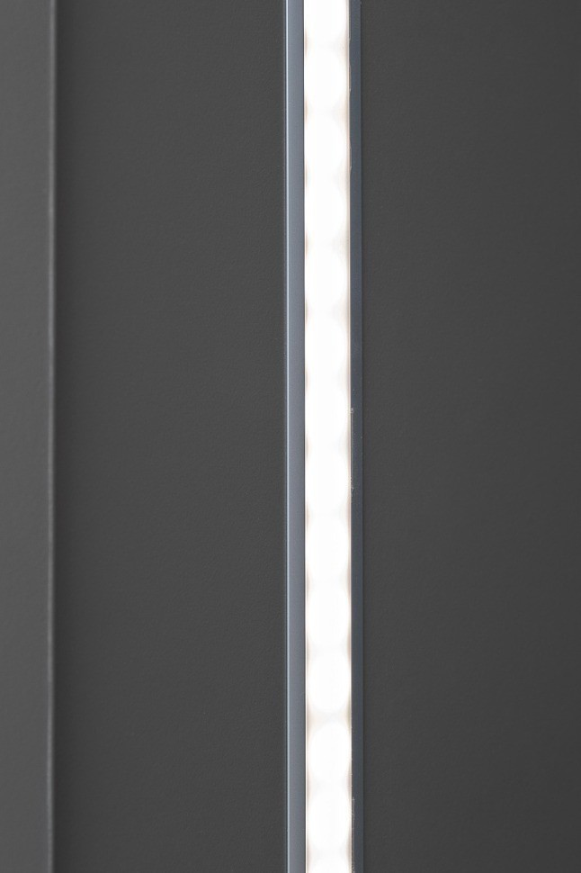 GD-10022-6 Шкаф Alto пенал c вешалкой,цвет серый Кобальт, фасад глухой 50*57*228.5см (TT-00014648)