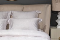 Комплект постельного белья Лоренцо,сатин 400TC, белый, 200*220-1шт,50*70-2шт (TT-00014765)