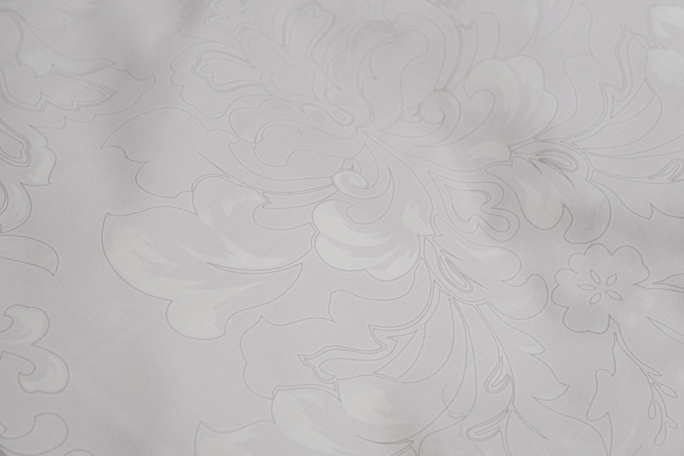 Комплект постельного белья Лоренцо,сатин 400TC, белый, 200*220-1шт,50*70-2шт (TT-00014765)