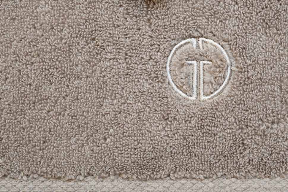 Полотенце Соло хлопок бежевое 100*150 (TT-00015178)