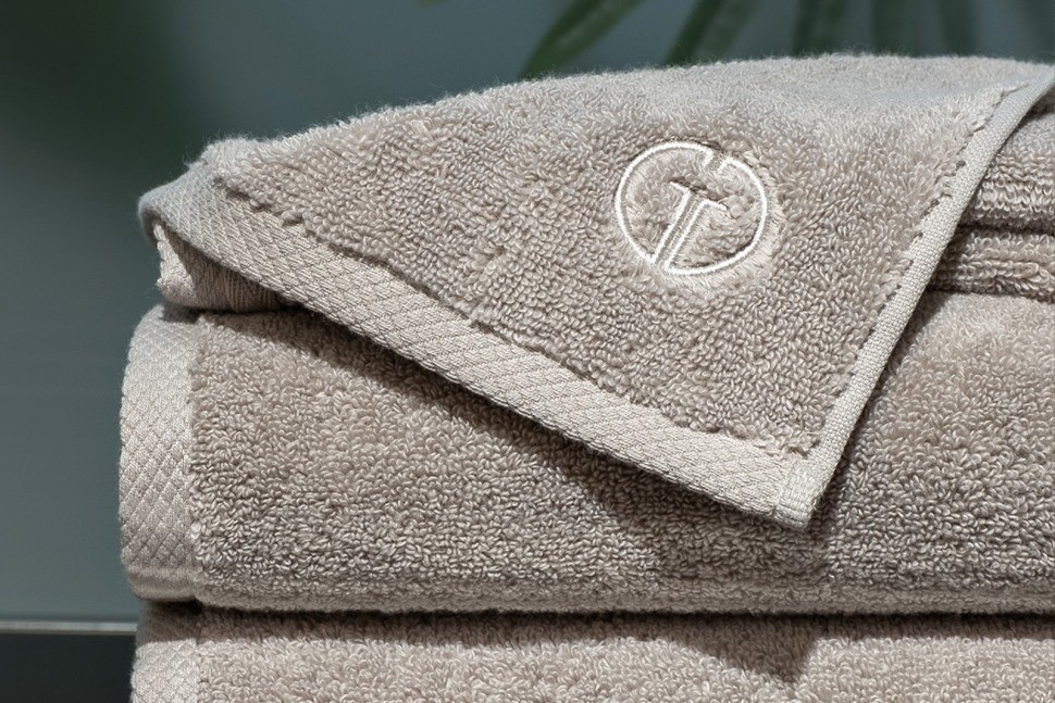 Полотенце Соло хлопок бежевое 100*150 (TT-00015178)