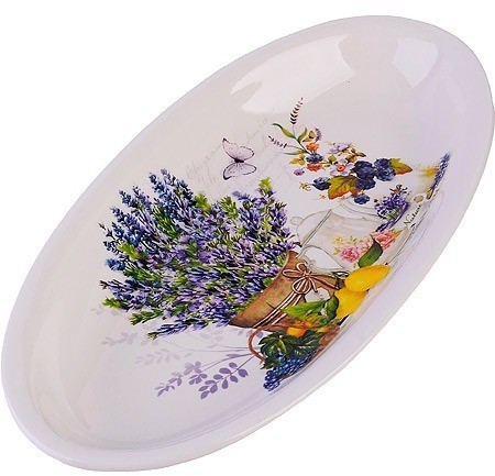 Блюдо сервировочное 28,2х14,5х3,5см Утренняя свежесть LORAINE (60200)