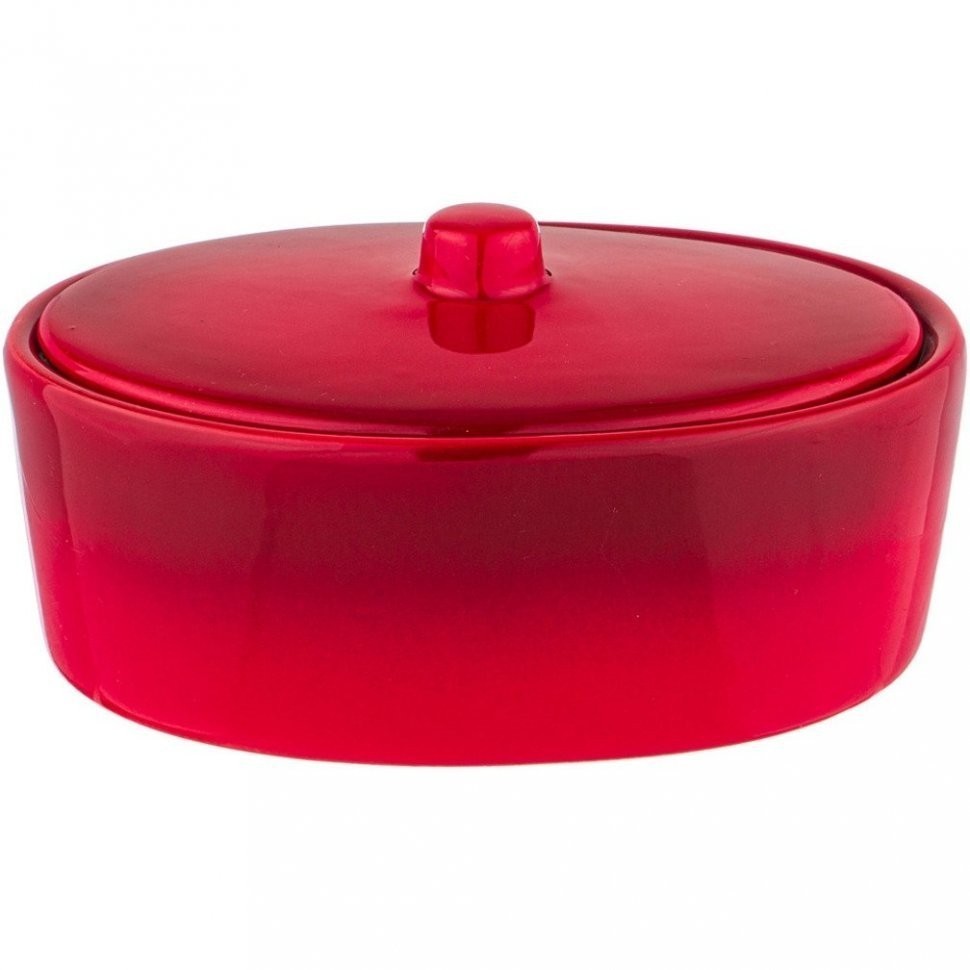 Блюдо для запекания с крышкой 420 мл / 16*12*7,5 см Agness (490-460)