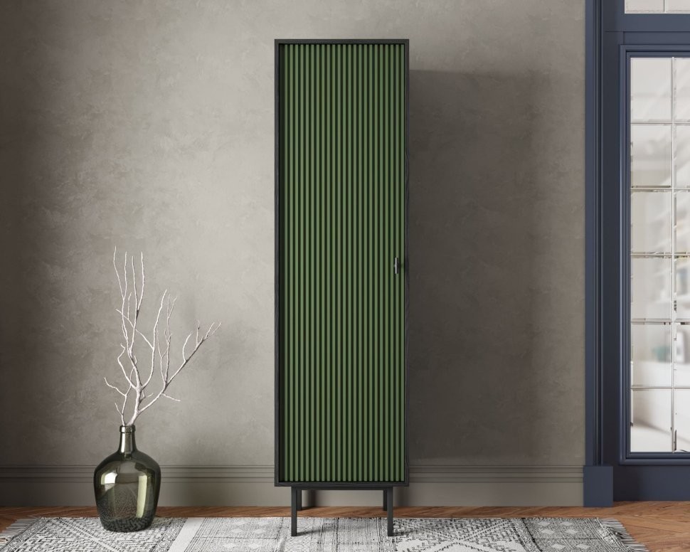 Шкаф c одной дверкой Emerson арт EM101/green/L-ET