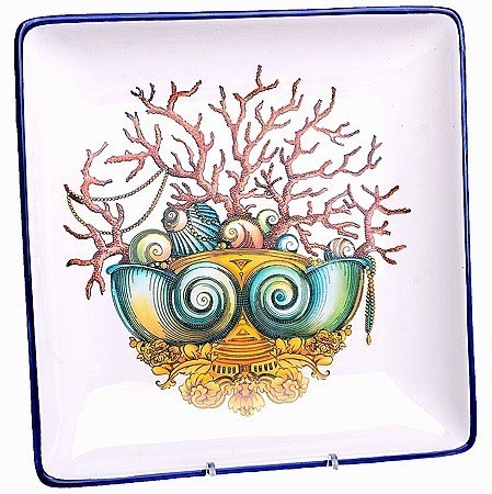 Блюдо сервировочное 22х22 см Страна чудес LORAINE (30819)