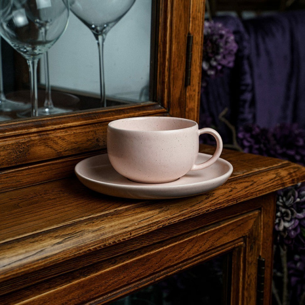 Чайная пара XOCS01-MRS(XOCS01-VC7212), керамика, MARSHMALLOW, CASAFINA BY COSTA NOVA