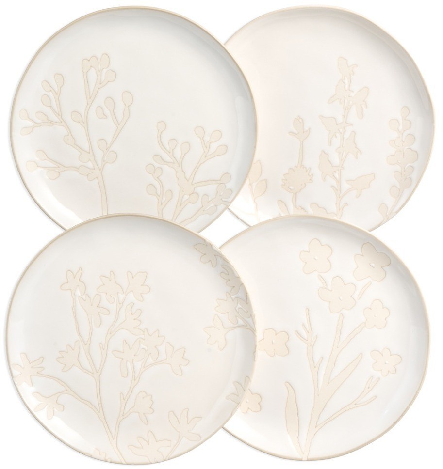 Набор тарелок закусочных bronco "field" 4 шт 20,5*2 см (409-213)