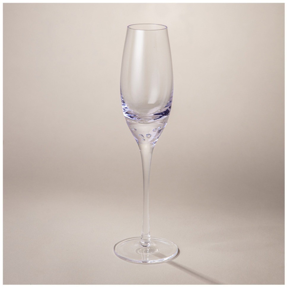 Набор бокалов для шампанского из 2 шт "bubles" purple 200 мл Lefard (693-039)