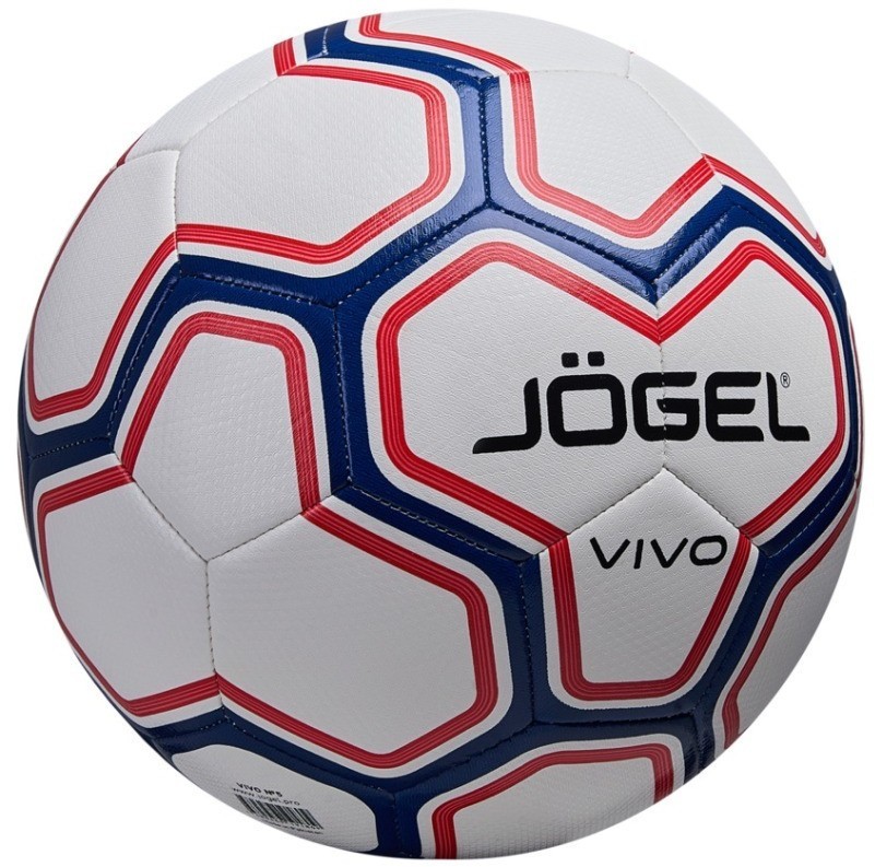 Мяч футбольный Vivo №5, белый/синий/красный (2106576)