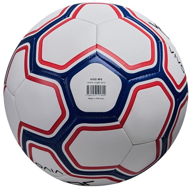 Мяч футбольный Vivo №5, белый/синий/красный (2106576)