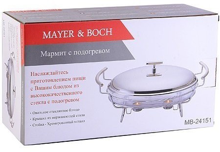 Мармит со свечой 2 л MAYER BOCH (24151)