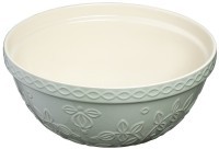 Миска серо-мятного цвета с рельефным узором Ягоды Тайги из коллекции russian north, 2,5 л (74999)