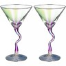 Набор бокалов из 2 шт для шампанского  "лиловая дымка" 200 мл Lefard (194-644)