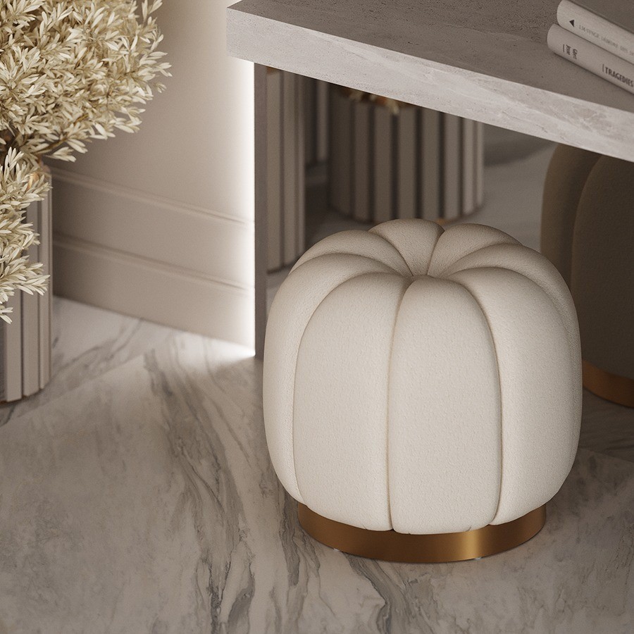 Пуф swend, белый (75309)