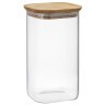 Банка для хранения квадратная glass acacia, 1,4 л (79980)