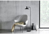 Лампа напольная minneapolis, 134хD27,5 см, черная матовая (70049)