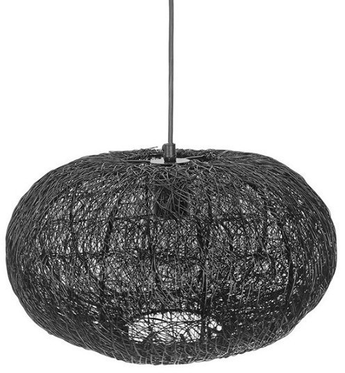 Светильник подвесной vinger, D20х37 см, черный (76201)