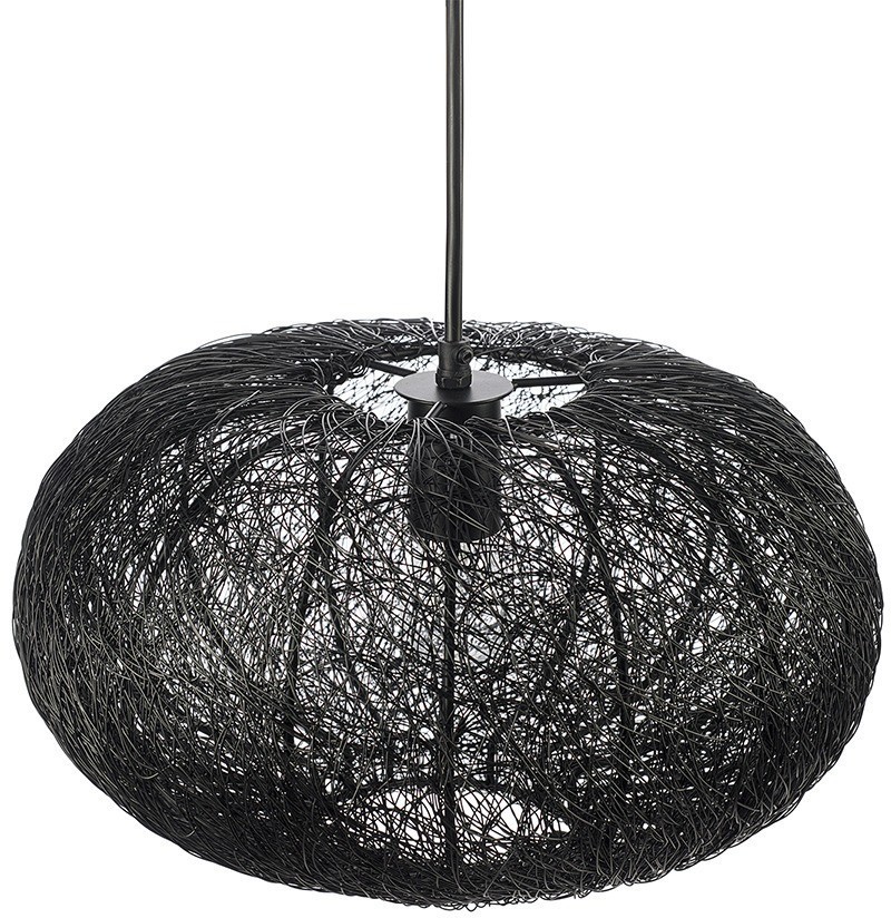 Светильник подвесной vinger, D20х37 см, черный (76201)