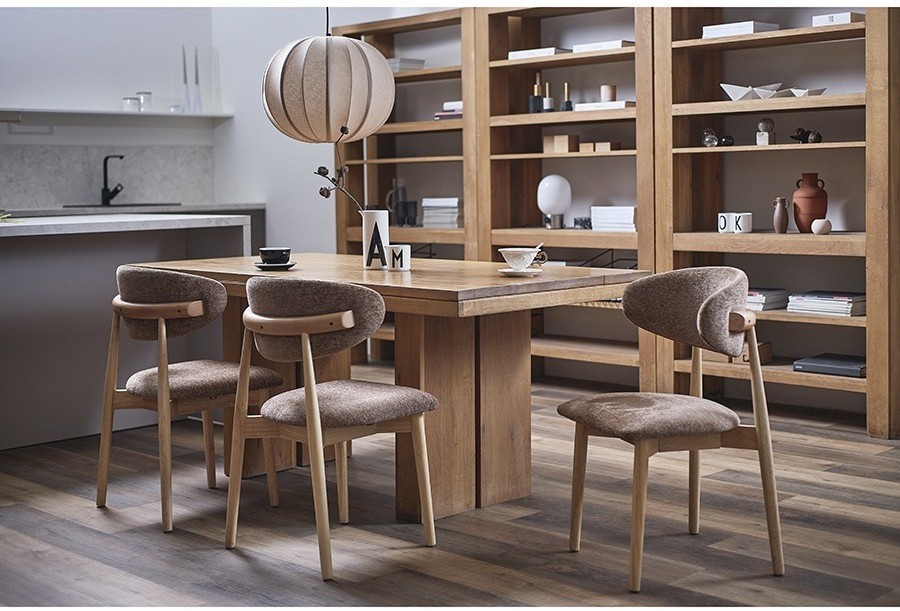 Стул stone, мягкий шенилл, кофе с молоком (77297)