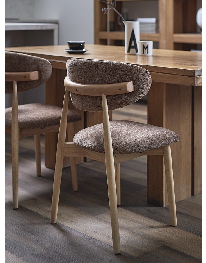 Стул stone, мягкий шенилл, кофе с молоком (77297)