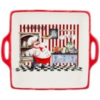 Блюдо для слоеных салатов коллекция  &quot;bellissimo&quot; 25,4*21,1*4,6 см Lefard (230-361)