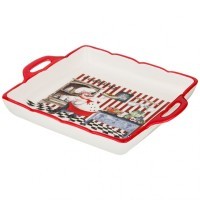 Блюдо для слоеных салатов коллекция  &quot;bellissimo&quot; 25,4*21,1*4,6 см Lefard (230-361)