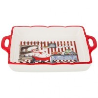 Блюдо для слоеных салатов коллекция  &quot;bellissimo&quot; 25,4*21,1*4,6 см Lefard (230-361)