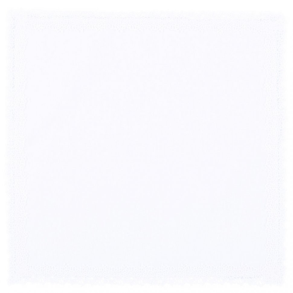 Набор салфеток из 2-х шт в корзине "ассоль" 40х40см  белый, х/б 100%, кружево SANTALINO (850-840-82)