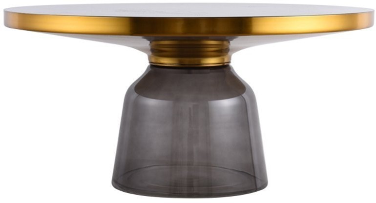 Столик кофейный odd, D75 см, мрамор/серый (74264)