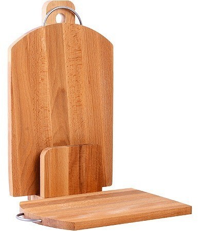 Комлект из 2-х досок полубочка бук с мет/руч(5) (30-21)