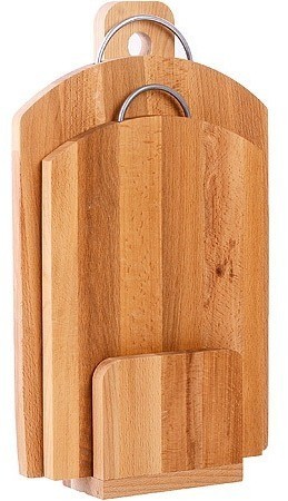 Комлект из 2-х досок полубочка бук с мет/руч(5) (30-21)