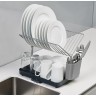Сушилка для посуды и столовых приборов y-rack, серая (52741)