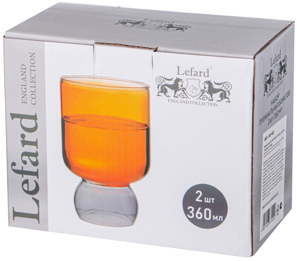 Набор бокалов из 2-х штук "modern" 360мл Lefard (887-402)