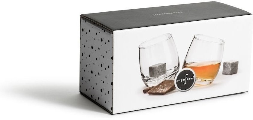 SagaForm Набор стаканов для виски с кубиками для охлаждения, 200 мл, 2 шт 5003399