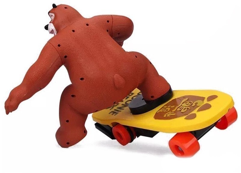 Радиоуправляемый медведь на скейтбордe Magic Bear (6012-1)