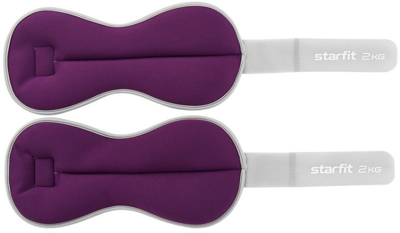 Утяжелители универсальные WT-502, 2 кг, фиолетовый (1524314)