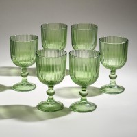 Набор бокалов &quot;simplicity&quot; green 6 шт 370 мл / 16 см Lefard (675-103)