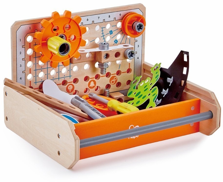 Деревянный конструктор для детей "Набор инструментов для научных экспериментов" в коробке (E3029_HP)